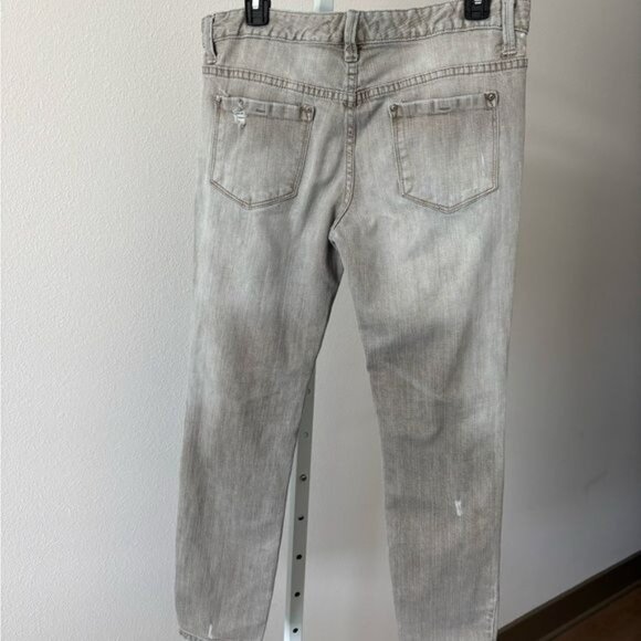 Free People Jeans W29 x L28 Mid Rise Skinny Distressed Boho Festival Streetwear - Picture 4 of 12